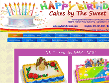 Tablet Screenshot of cakesbytsd.com